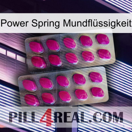 Power Spring Mundflüssigkeit 10